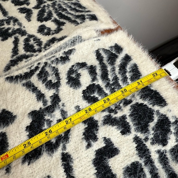 baciano black and white long cardigan size small - Picture 8 of 8